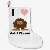 Ich bin groß kleiner weihnachtsstrumpf (Vorderseite)