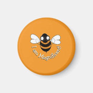 Ich bin großartig! Magnet - Orange Hintergrund
