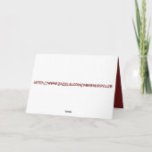 ICH BIN GRÖSSER ALS SIE KARTE (Rückseite)