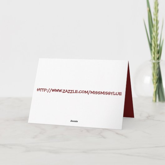 ICH BIN GRÖSSER ALS SIE KARTE (Rückseite)