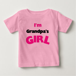 Ich bin Großvaters Mädchen Baby T-shirt