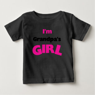 Ich bin Großvaters Mädchen Baby T-shirt