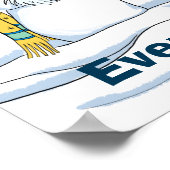 Ich bin gut alles ist fein Funny Funny Snowman Wer Poster (Ecke)