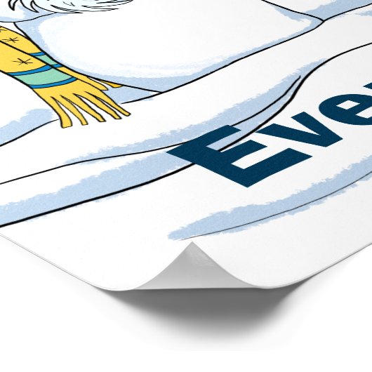 Ich bin gut alles ist fein Funny Funny Snowman Wer Poster (Ecke)