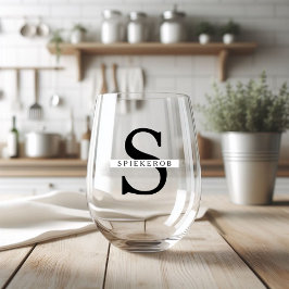 "Ich bin gut, alles ist gut" Weinglas Ohne Stiel