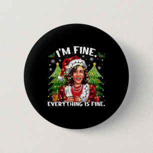 Ich bin gut alles ist schön Meme Kalama Santa Chri Button