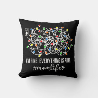 Ich bin gut alles ist schöne Mama Leben Xmas Decor Kissen