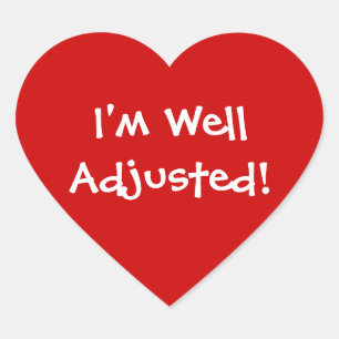 Ich bin gut angepasste Chiropractic Stickers