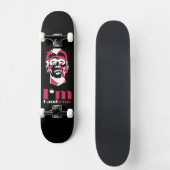 Ich bin gut aussehend abstrakt, Case-Mate iPhone F Skateboard (Vorderseite)