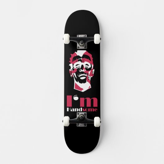Ich bin gut aussehend abstrakt, Case-Mate iPhone F Skateboard (Vorderseite)