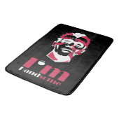 Ich bin gut aussehend abstrakten Fall-Mate iPhone  Badematte (Schrägansicht)