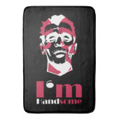 Ich bin gut aussehend abstrakten Fall-Mate iPhone Badematte (Vorderseite Vertikal)