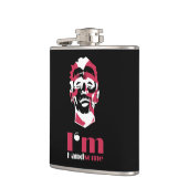Ich bin gut aussehend abstrakten Fall-Mate iPhone  Flachmann (Links)