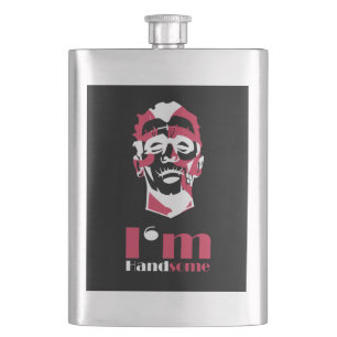 Ich bin gut aussehend abstrakten Fall-Mate iPhone Flachmann