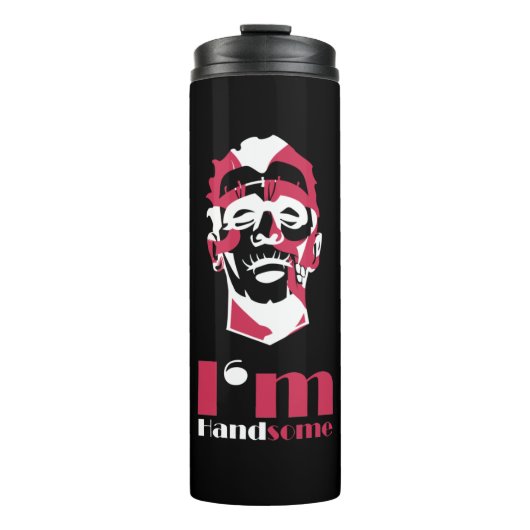 Ich bin gut aussehend abstrakten Fall-Mate iPhone Thermosbecher (Vorderseite)