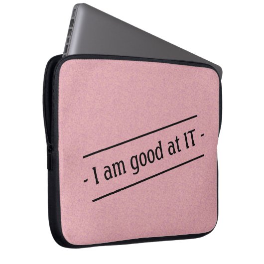 Ich bin gut darin auf jeder Farbe Laptopschutzhülle (Vorne Rechts)