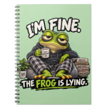 Ich bin gut. Der Frosch lügt. Lustiger Frosch Spir