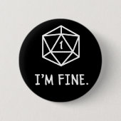 Ich bin gut DnD Button (Vorderseite)