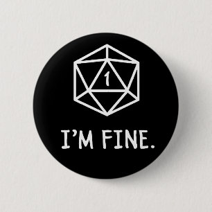 Ich bin gut DnD Button