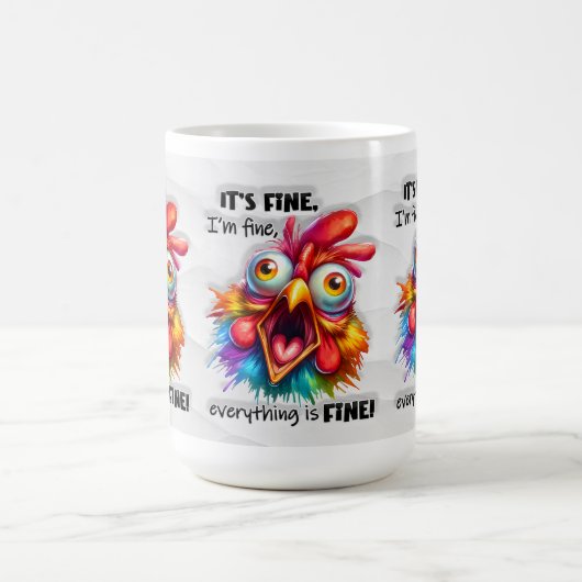Ich bin gut, es ist schönes Huhn Lover Funny Kaffeetasse (Mittel)