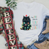 Ich bin gut" Funny Cat Weihnachten T - Shirt