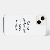 Ich bin gut genug iPhone Case Hülle (Rückseite (Horizontal))