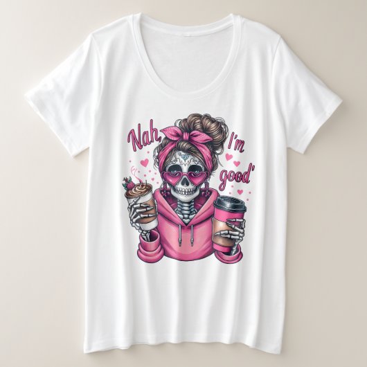 Ich bin gut große größe T-Shirt (Design vorne)