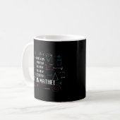Ich bin gut in Mathe Kaffeetasse (Vorderseite Links)