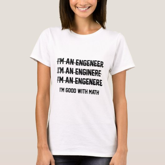 Ich bin gut mit Mathe T-Shirt (Vorderseite)