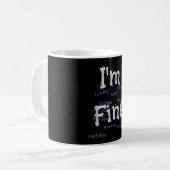 Ich bin gut Präventionsbewusstsein  Kaffeetasse (Vorderseite Links)