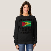 Ich bin Guyana Flag Guyana Guyana Roots Sweatshirt (Vorne ganz)