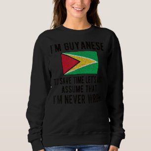 Ich bin Guyana Flag Guyana Guyana Roots Sweatshirt