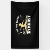 Ich bin Gymnastin Banner (Vertikal)