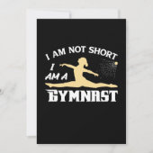 Ich bin Gymnastin Einladung (Vorderseite)