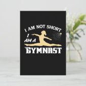 Ich bin Gymnastin Einladung (Stehend Vorderseite)