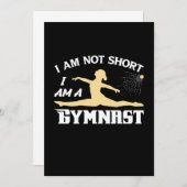 Ich bin Gymnastin Einladung (Vorne/Hinten)