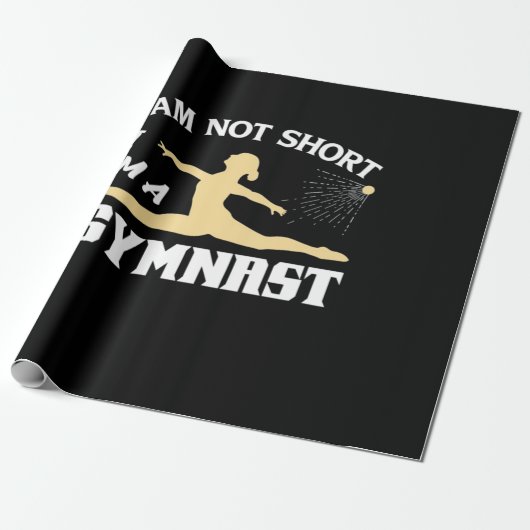 Ich bin Gymnastin Geschenkpapier (Ungerollt)