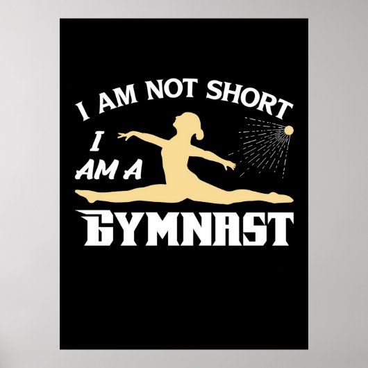 Ich bin Gymnastin Poster (Vorne)