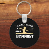 Ich bin Gymnastin Schlüsselanhänger (Vorderseite)