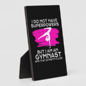 Ich bin Gymnastin und das ist Hübsch Nah Fotoplatte (Seite)