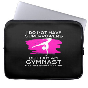 Ich bin Gymnastin und das ist Hübsch Nah Laptopschutzhülle