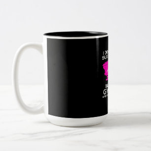 Ich bin Gymnastin und das ist Hübsch Nah Zweifarbige Tasse