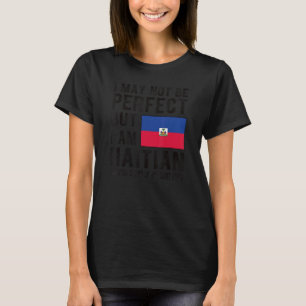 Ich bin Haitianische Flagge Haitianisches Erbe Hai T-Shirt
