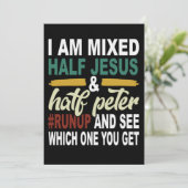 Ich bin halb Jesus und halb Peter gemischt Save The Date (Stehend Vorderseite)