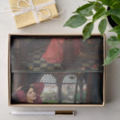 Ich bin halb krank von Schatten-Decoupage Seidenpapier (Geschenk)