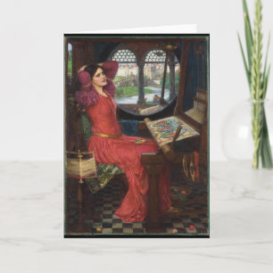 Ich bin halb krank von Schatten - John Waterhouse Karte