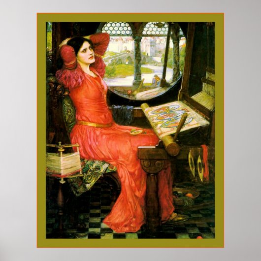 "Ich bin halb krank von Schatten" Poster (Vorne)