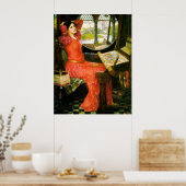 "Ich bin halb krank von Schatten", Poster (Küche)