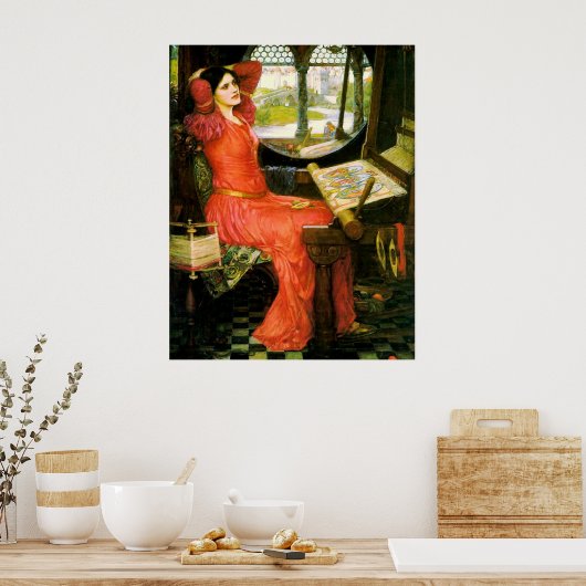 "Ich bin halb krank von Schatten", Poster (Küche)