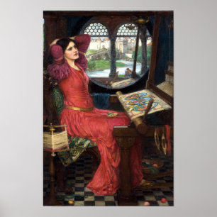Ich bin halb krank von Schatten, sagte die Lady vo Poster